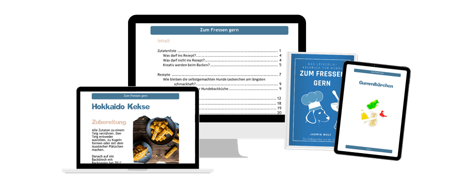 Leckerlie Backbuch zum Fressen gern Innenansicht