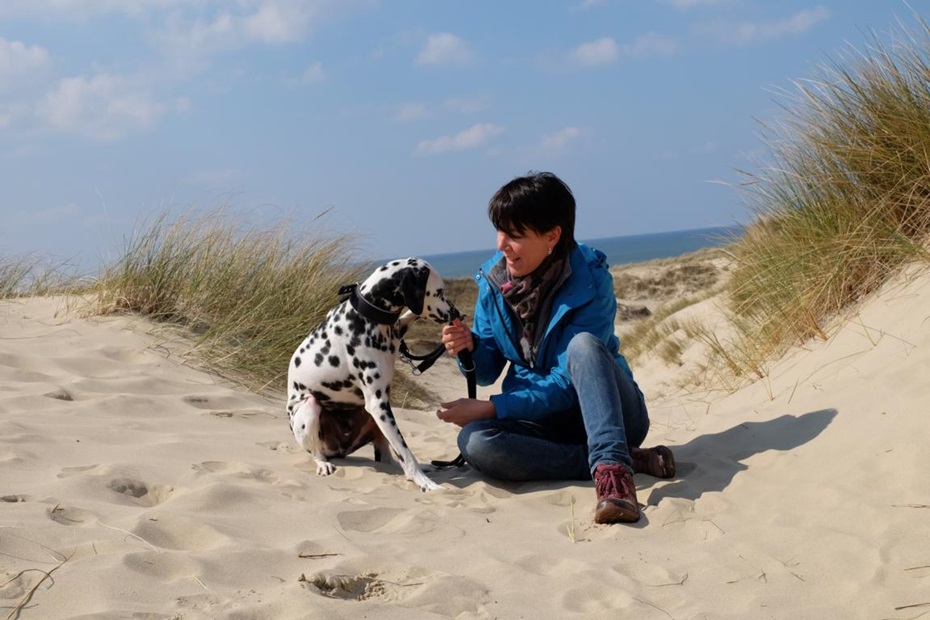 Melanie Schenkendorf mit Pluto